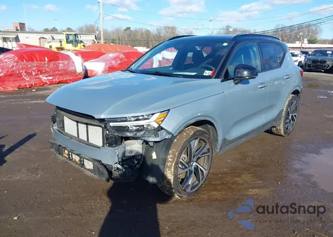 2022 Volvo Xc40 T5 R-Design из США, поврежденный, VIN YV4162UM5N2780680